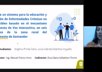Angélica Y. Pinilla G Luisa G. Martínez A. Diseño de un sistema para la educación y prevención de enfermedades crónicas no transmisibles basado en el mecanismo de respuesta de voz interactiva, en siete municipios de la zona rural del departamento de Santander.