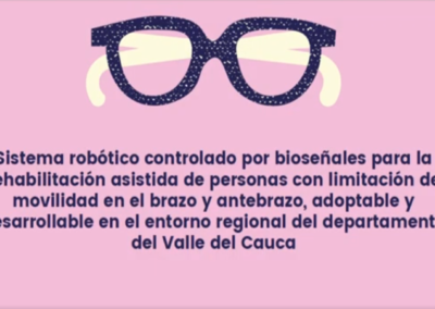 Johann Barragán G. Sistema robótico controlado por bioseñales para la rehabilitación asistida de personas con limitación de movilidad en el brazo.